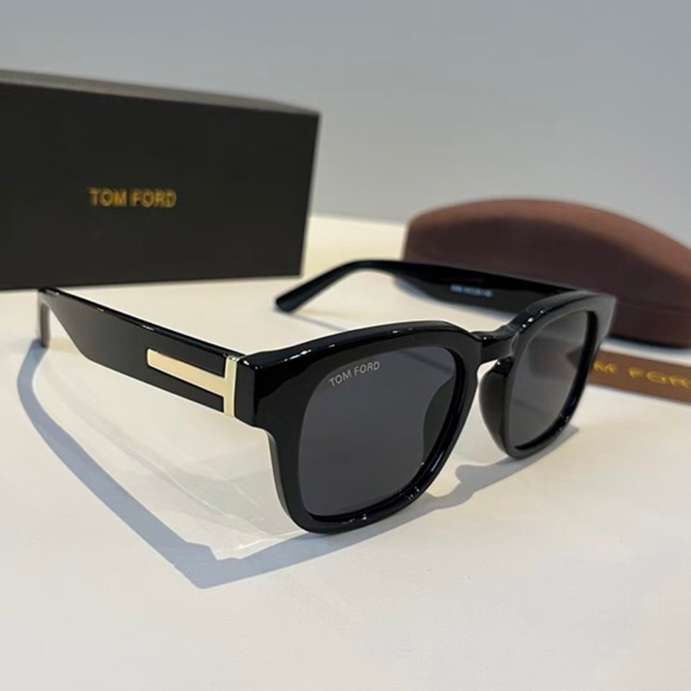 Tom Ford Black and Gold Sunglasses